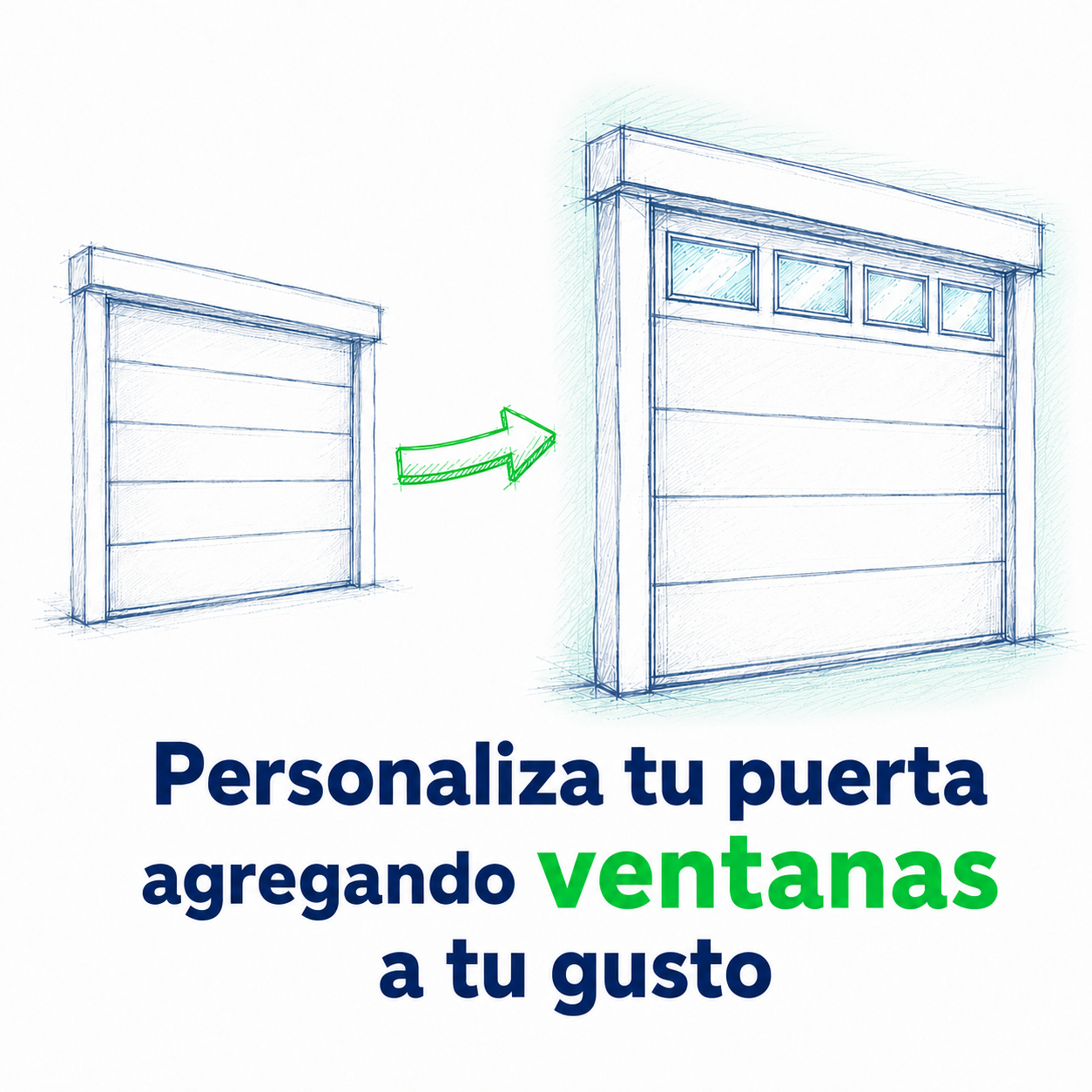 Puerta seccional con instalación inmediata y profesional en Lagos de Moreno