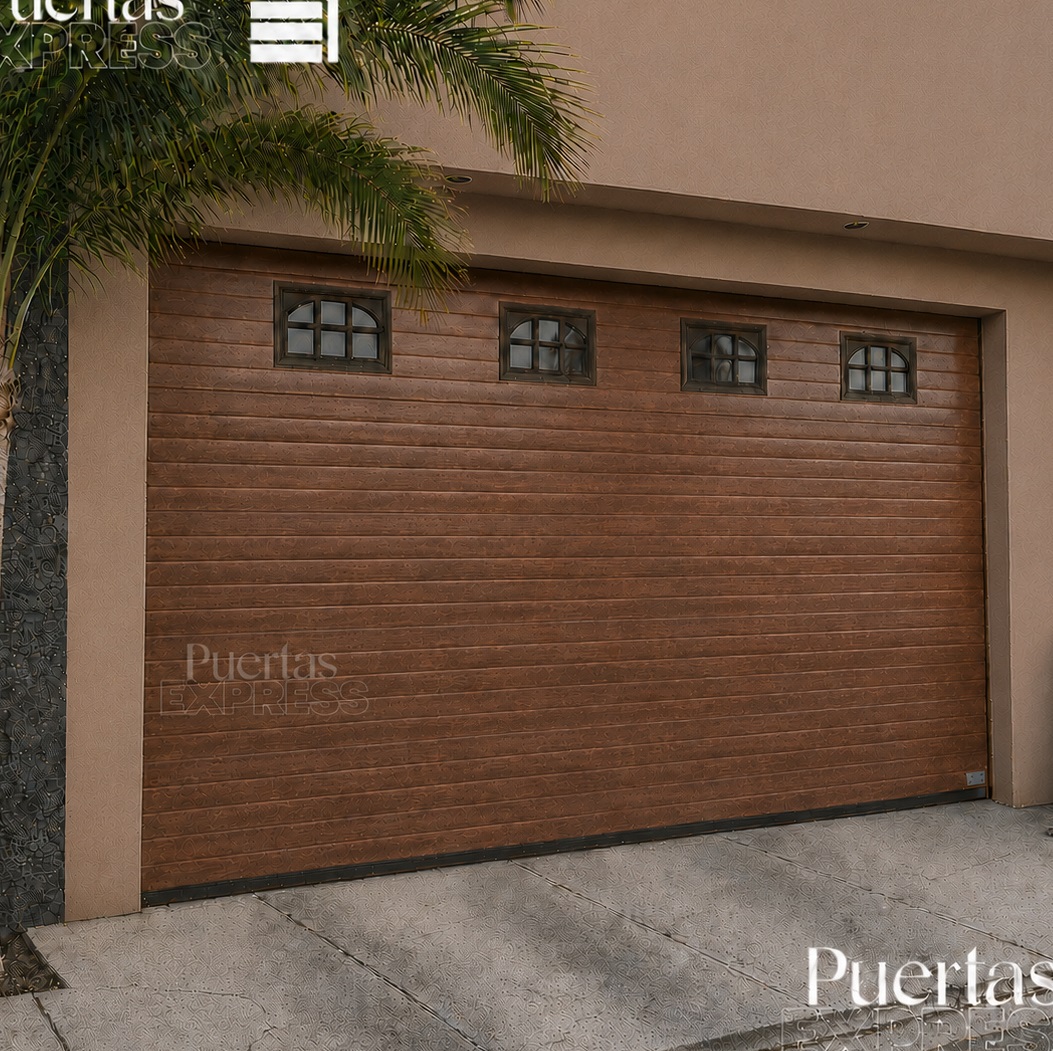 Puerta con iluminación instalada en Teocaltiche Jalisco
